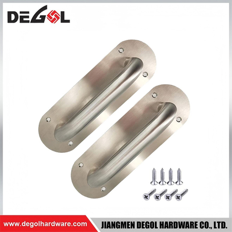 Round Push Pull Handle Comfortable Touch For Bedroom Living Room Sliding Door Fittings