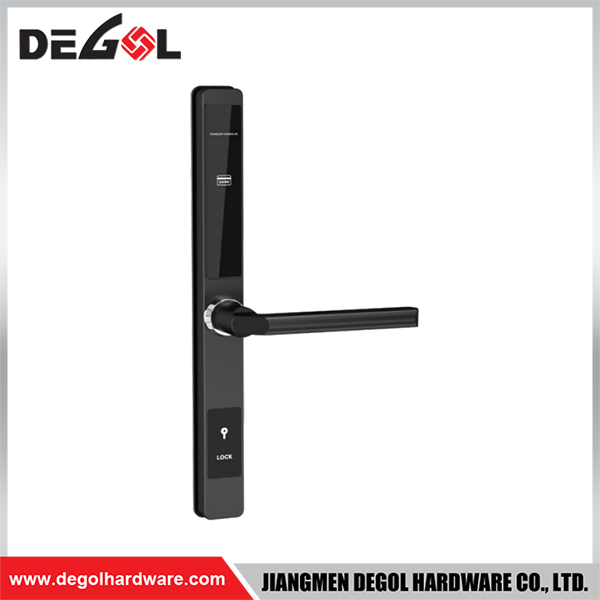 SML89 Zinc Alloy Door Handle Smart Lock Matt Black/ Satin Silver