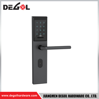 SML73 Zinc Alloy Door Handle Smart Lock Matt Black/ Satin Silver