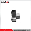 YA1303 Handrail End Fittings Satin Chrome Black