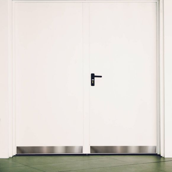 Stainless Steel Mop Plate Waterproof Bottom Trim Plate Protect Door From Mopping Water Damage