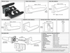 LH1101 Matte Black Tapered Door Lever Handle with Square Rose And Euro Profile Escutcheons