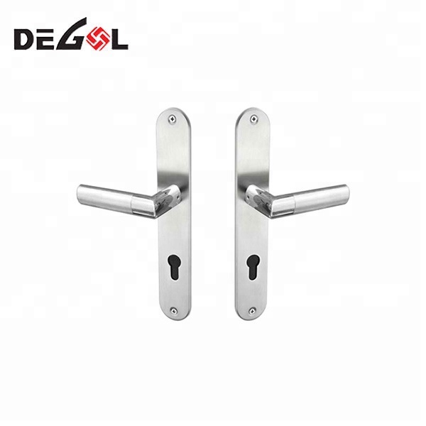 Front door door lock for apartment interior door plate handle