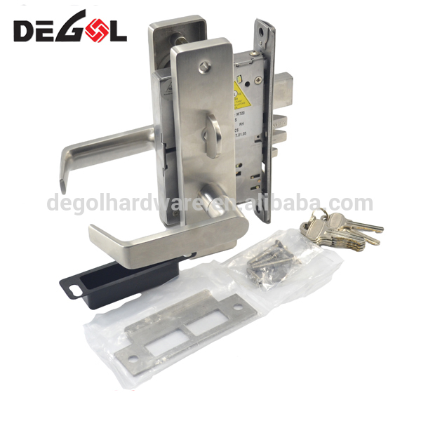 UL approved for USA market stainless steel front door lock for hotel