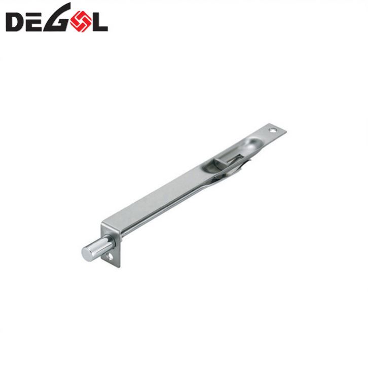 Top quality types of vertical locking flush conceal stainless steel sliding door bolts