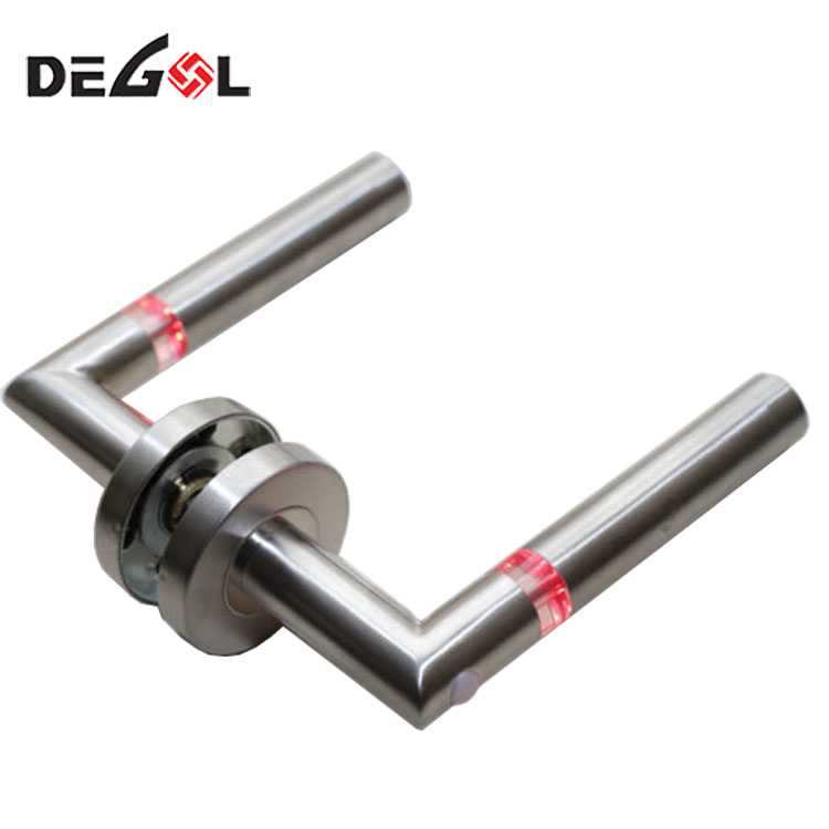 LH1013 Stainless Steel LED Light Door Lever Handle