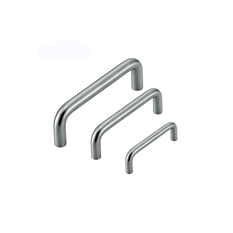 Hollow or solid U shape cabinet bar handle.