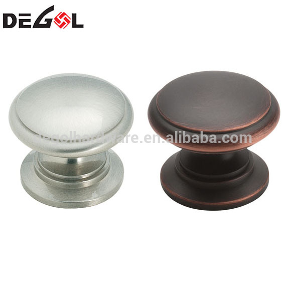 China wholesale zinc alloy single hole furniture knob for cabinet and drawer