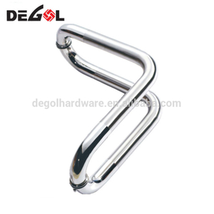304 stainless steel wrought iron modern door pull handle for glass door