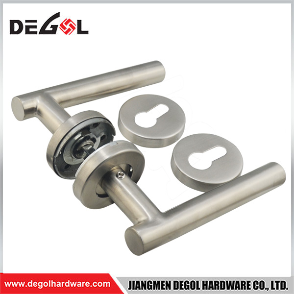 19 Diameter 304 Stainless steel Safety Door Handle For Wooden Interior Door