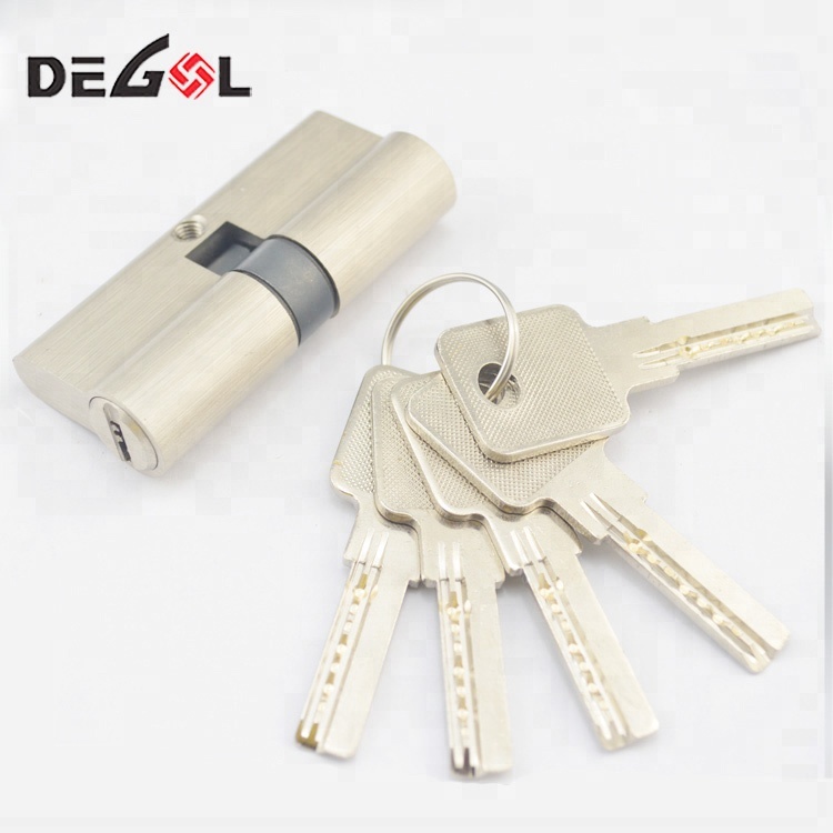 cylinder with knob high security brass cylinder with double side