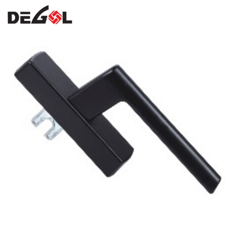 China supplier customized black window hardware upvc casement window lock handle