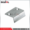 Steel kitchen cabinet concealed door handle
