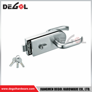 GL1023 glass door lock stainless steel commercial tempered frameless sliding house hotel