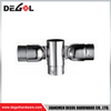 YA92 Handrail connecting fittings Satin Chrome Black