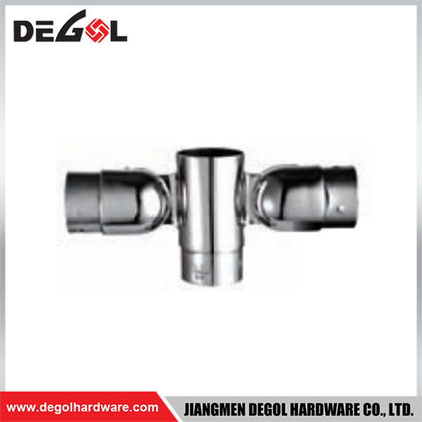 YA92 Handrail connecting fittings Satin Chrome Black