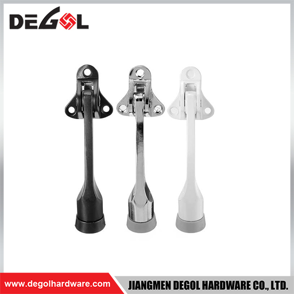 DS1044 Manufacturer wholesale horseshoe top stainless steel zinc alloy horseshoe door top door support foot blocking door stopper