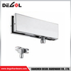 YE204 Glass Door Fitting Satin Chrome Black