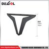 FL1143 Metal Furniture Legs Heavy Duty Wrought Iron Right Angle Sofa Leg