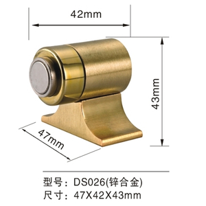 DS026 Zinc Alloy 47*42*43 MM SC CP AB PC PVD SSS PSS BP Multiple Surface Treatments Ground Suction Door Stopper