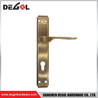 LP1012 High Quality Zinc Aluminum Square Door Lock Set Panel Handle Door Lock with Keys