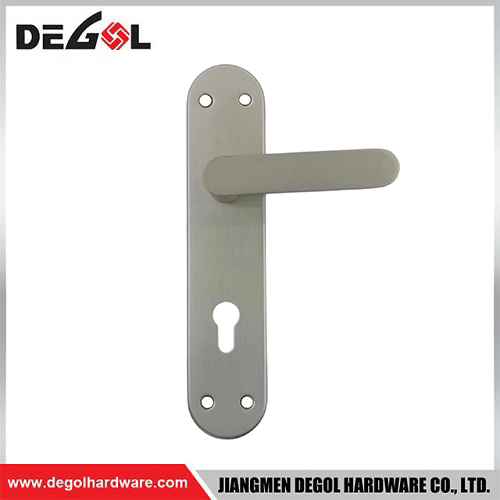 LP1011 High Quality Zinc Aluminum Square Door Lock Set Panel Handle Door Lock with Keys