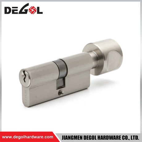 SilentFit silver Brass single open lock cylinder made in China,Jiangmen