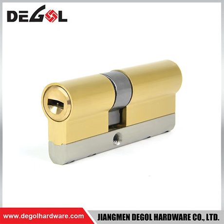 Zinc brazil lock cylinder with key supplied in China