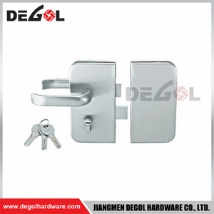 GL1019 glass door lock stainless steel commercial tempered frameless sliding house hotel