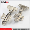 CH106I Fix on Insert 4 hote with Hydraulic Automatic Closing Cabinet Hinge Soft Close Frame Hinge for Door