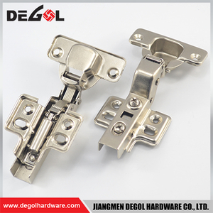 CH106I Fix on Insert 4 hote with Hydraulic Automatic Closing Cabinet Hinge Soft Close Frame Hinge for Door