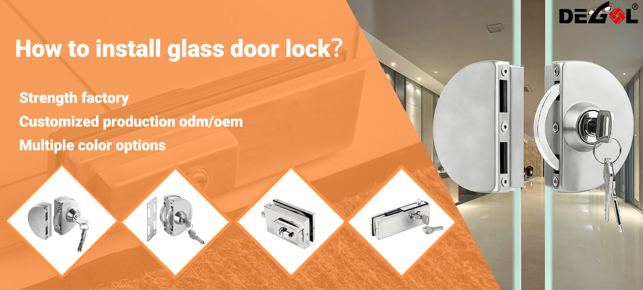 glass door lock