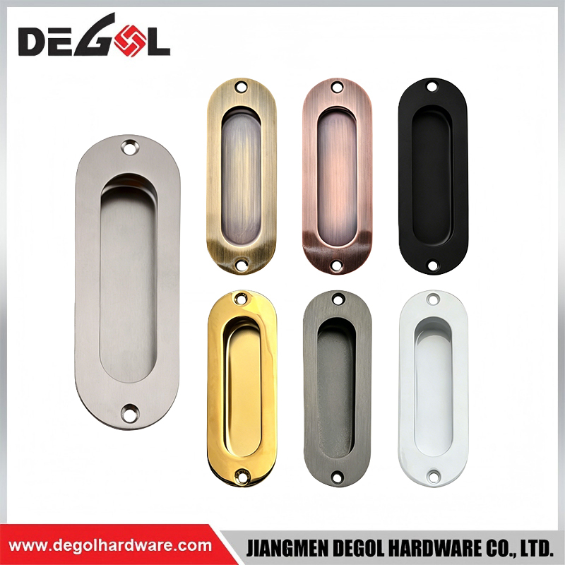 Concealed Handle Smooth Embedded Structure For Household Door Cabinet Hardware Parts