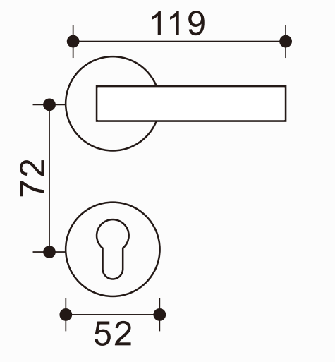 Graceful Zinc-Aluminum Door Pull, Premium Alloy, Elevate Your Door Style