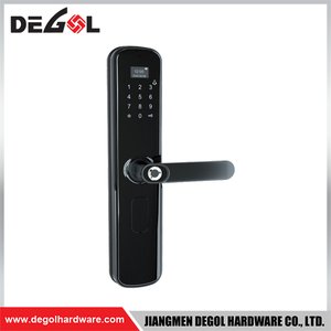 SML54 Zinc Alloy Door Handle Smart Lock Matt Black/ Satin Silver