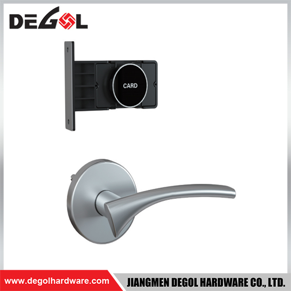 SML121 Zinc Alloy Door Handle Smart Lock Matt Black/ Satin Silver