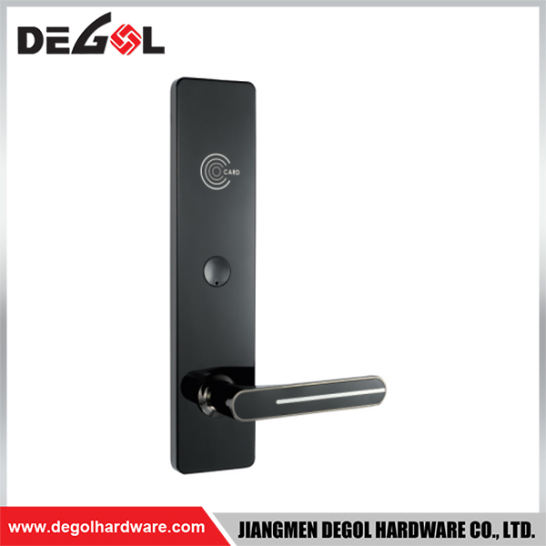 SML113 Zinc Alloy Door Handle Smart Lock Matt Black/ Satin Silver