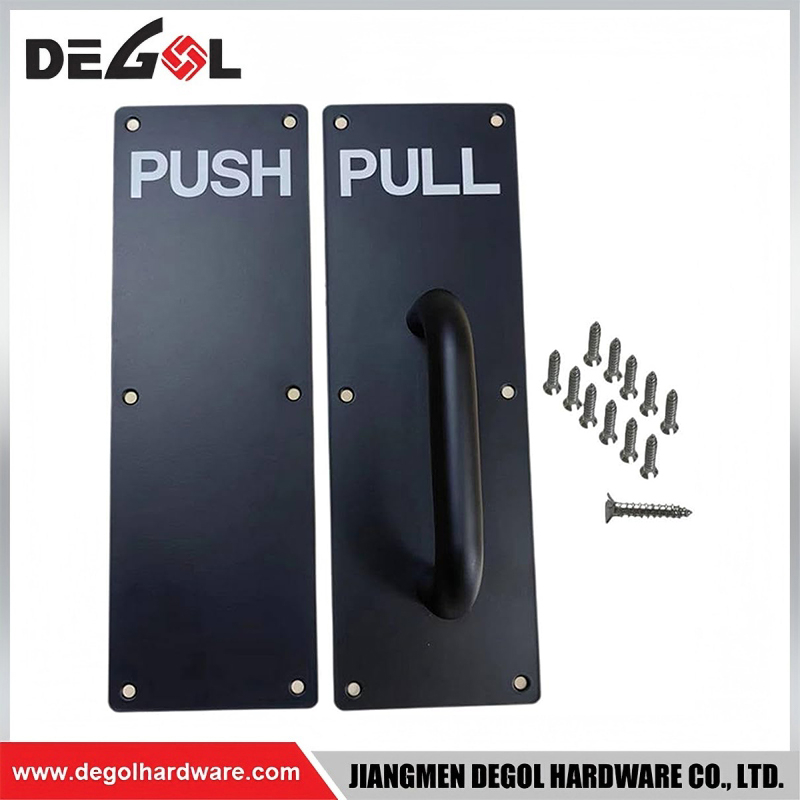 Matte Push Pull Handle Anti Fingerprint Practical For Daily Household Door Application