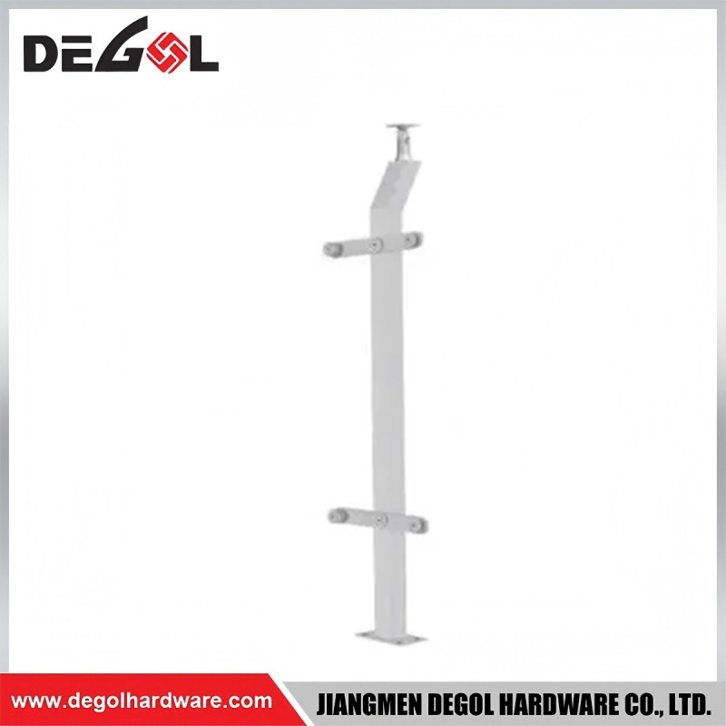 Glass Balustrade End Post Rustproof Material For Terrace Border Railing Hardware Parts
