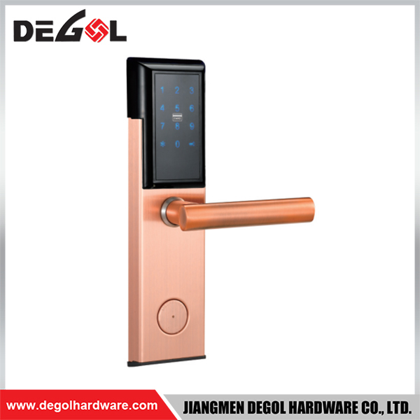 SML78 Zinc Alloy Door Handle Smart Lock Matt Black/ Satin Silver