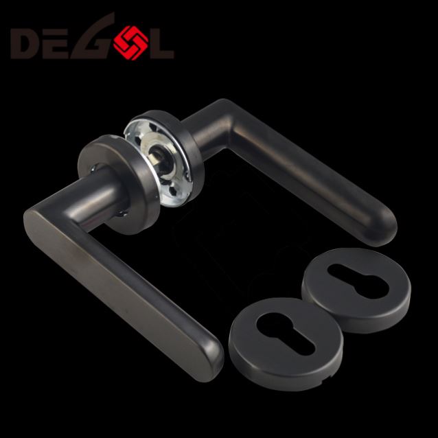 Wholesale Fancy double sided stainless steel tube lever modern door handle to europe