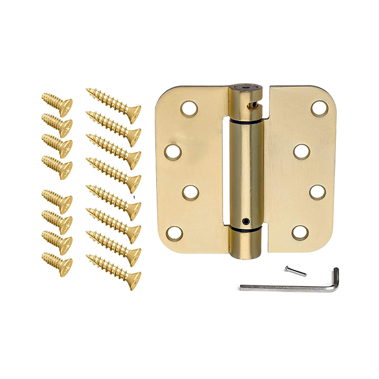 Stainless steel metal mortise spring door hinge adjustable self closing hinges
