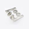 Custom stainless steel solid type fireproof solid lever door handle with rosette