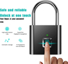  Keyless USB Charging Fingerprint Lock Smart Padlock Door Lock