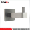 Decorative clothes and coat hook brushed metal hooks and hangers