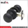 DBL1201 Polished Brass Bedroom / Bathroom Door Knob With Lock