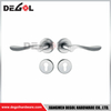 Top quality stainless steel solid lever apartment shinning gold european antique door handle