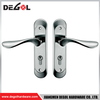 Apartment front door stainless steel door handle with back plate