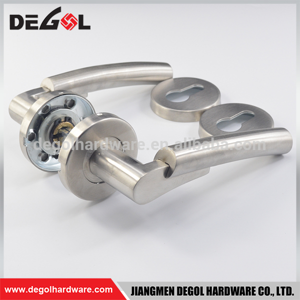 Italy solid stainless steel 304 hot sale door lever handle hotel door handle lock