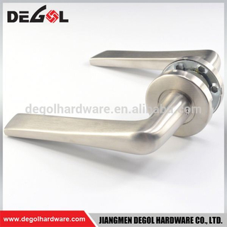 New design stainless steel tube lever black satin door handle levers passage